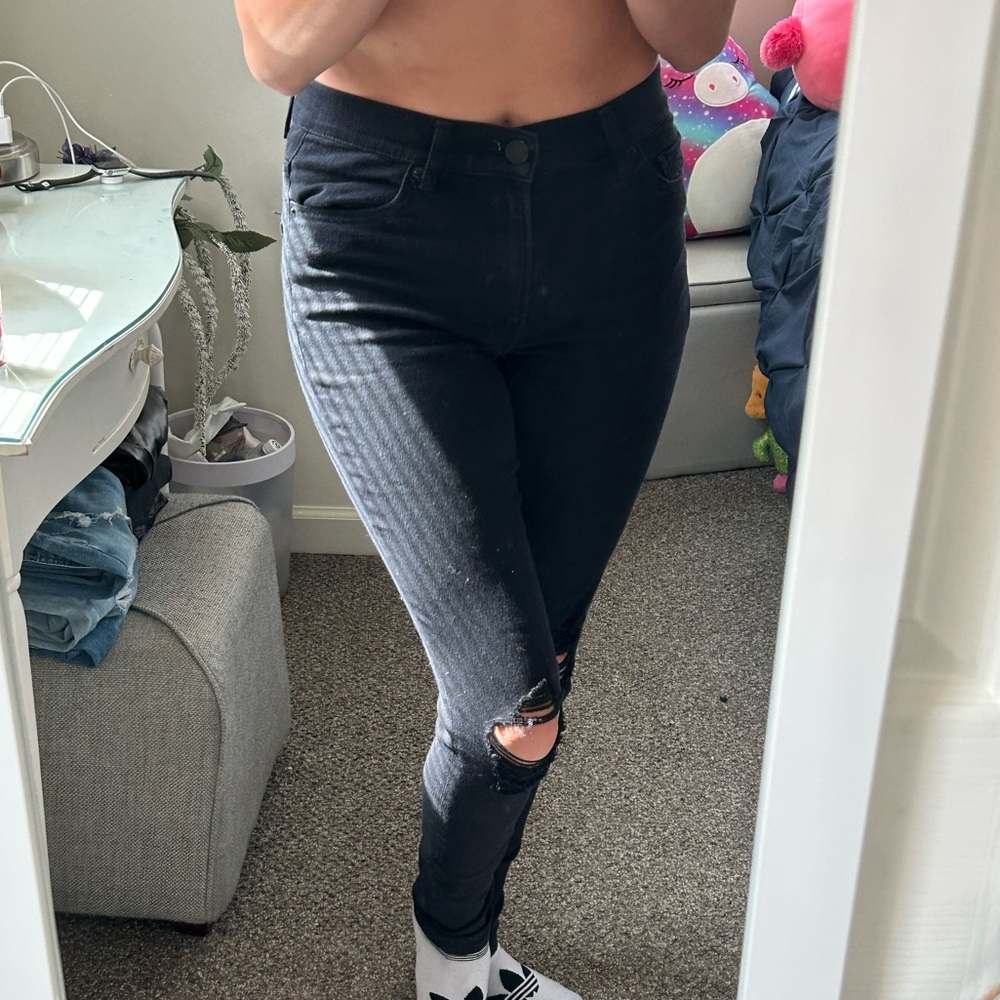 Express Black Jegging High Rise